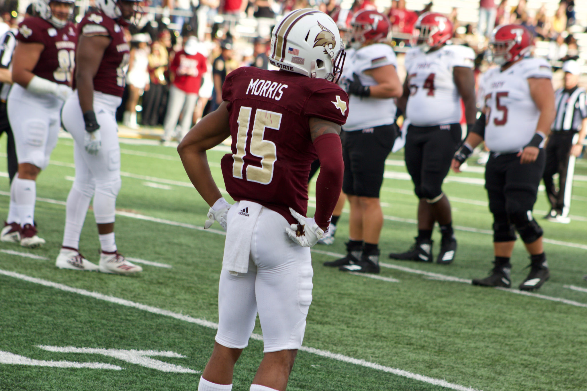 Texas State Football kicks off Week One of Spring Practice Maroon